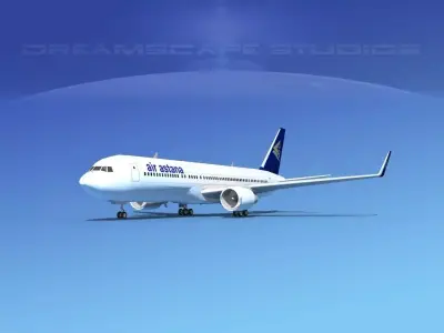 Boeing 767-300 Air Astana 3D model