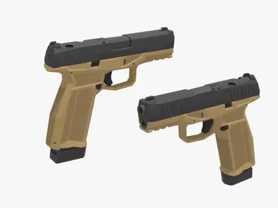 Arex delta Low-poly Low-poly 3D model