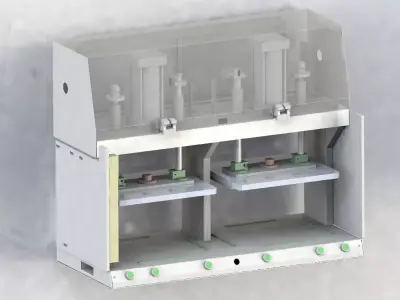Pressure test platform 3D model