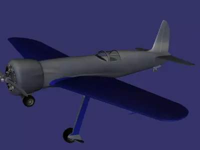 Hughes H1 Racer Free low-poly 3D model