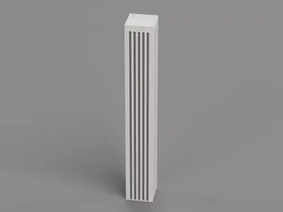 Paper Skyscraper V2 Low-poly 3D model
