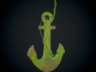 Anchor Model Low-poly 3D model
