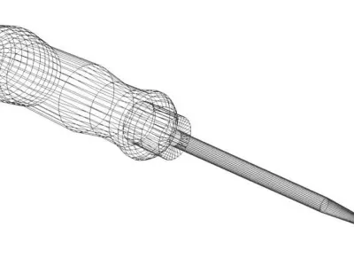 Craftsman Handtools - Awl 3D model