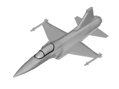 Northrop F-20 Tigershark 3D model purchase