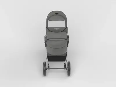 Baby stroller 3D model 3D model get