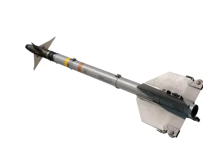 USAAF AIM-9L AIM9 Sidewinder Missile AIM9L AIM9M 3D model