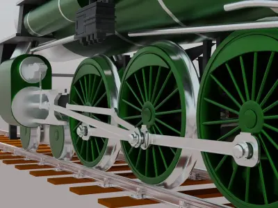 Southern Ps-4 Pacific 4-6-2 free version Free 3D model