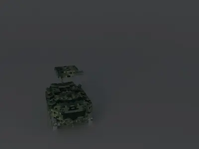 ARGO DEFENCE INDUSTRIES ADI  JLTV Scorpion MK 1 3D model