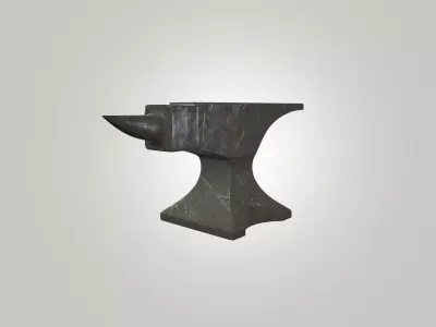 Medieval Blacksmith Anvil 3D Model Free 3D model