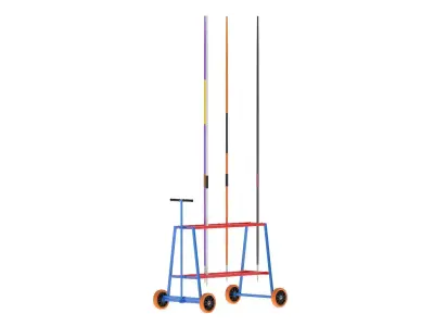 Athletics Javelin Trolley 3D model