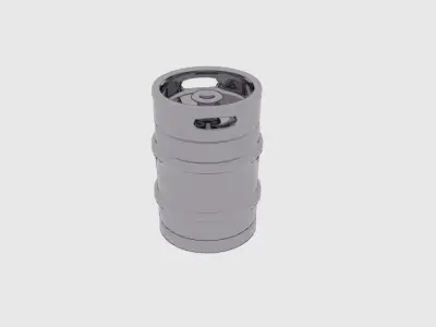 Graduation Beer Keg  Low-poly 3D model