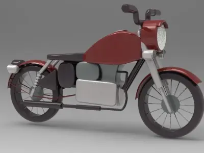 bullet bike 3d model 3D model