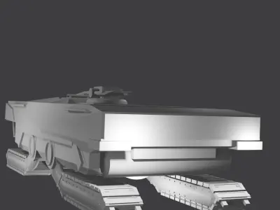 Rover 3D blender 3D model