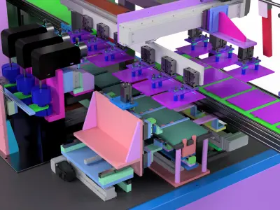 Battery Integrated Dimension Measurer 3D model
