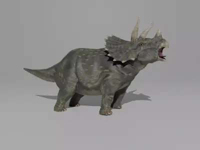Triceratops 3D print model