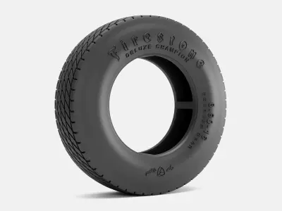 16x7 Firestone Dirt Track Tire 890-16 3D print model