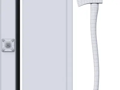 Fire Axe Low-poly 3D model 3