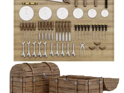 Carpentry Tools 3D model