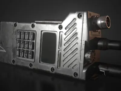 Radio Low-poly 3D model