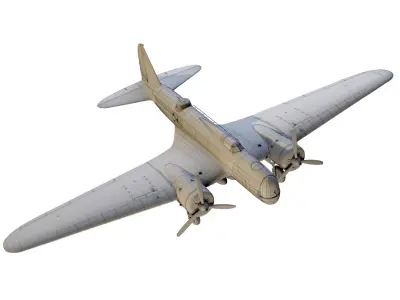 DB-3 Bomber 3D model