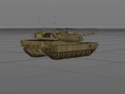 Tank Abrams 3D model