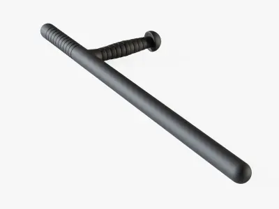 Police Baton Low-poly 3D model buy