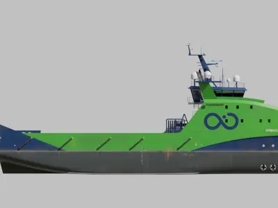 Armada 7801 Offshore Supply Ship 3D model