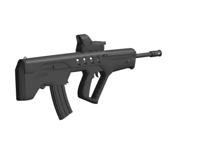 IWI Tavor rifle 3D model purchase