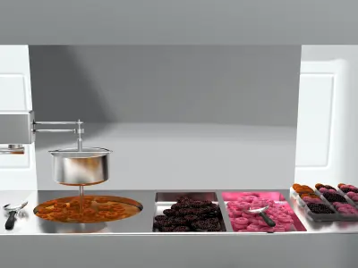 Donut Van 8K 3D model