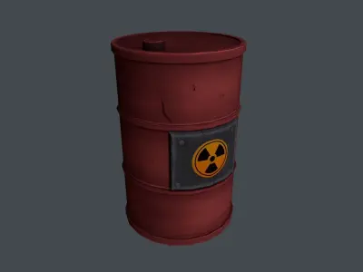 War Scene Assets Low-poly 3D model