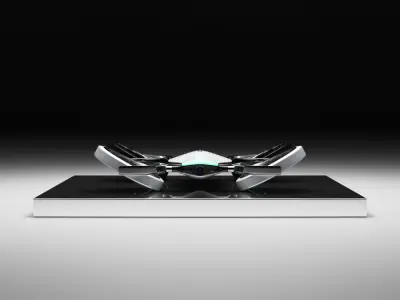 Sci-fi Drone model Free 3D model