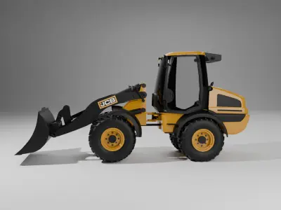JCB Wheel Loader - High poly Model 3D print model