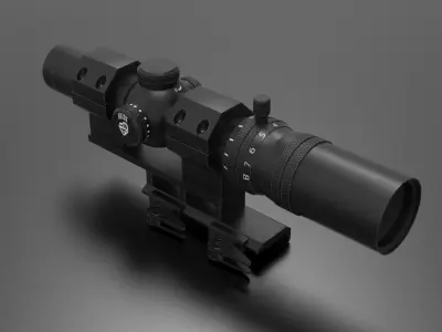 Nightforce ATACR LPVO Low-poly 3D model