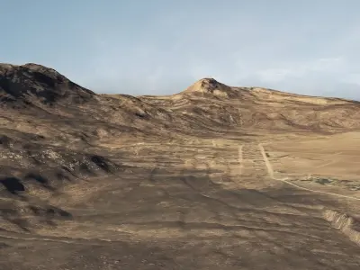 Terrain 3D model