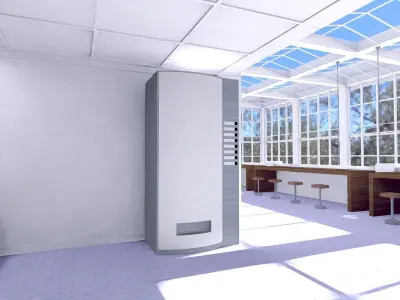 Vending Machine SHC Quick Office LM Low-poly 3D model