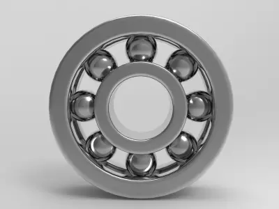 Ball Bearing  Low-poly 3D model