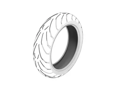 Pirelli Angel GT Rear Motorcycle Tyre 3D model