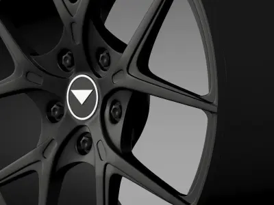 Porsche 991 v gt 2014 rim 3D model