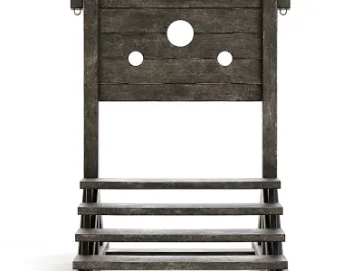 Medieval Stocks 3D model