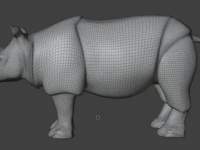 Rhinoceros 3D model