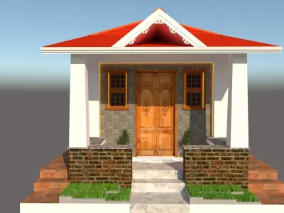 Temple exterior 3D model