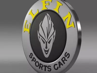 elfin logo 3D model by Sergey