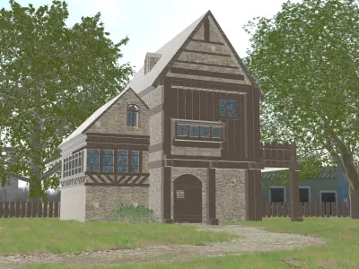 house model medieval 3D model