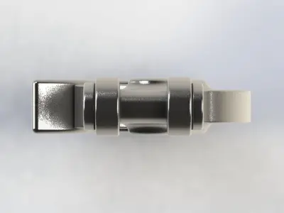 Gancho com Pino Hook with Pin 3D model