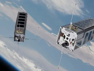 Cube Satellite - CubeSat 3D model