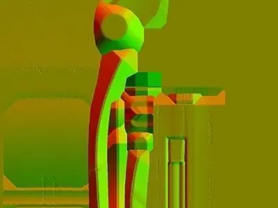 five within one Free low-poly 3D model