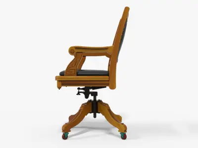 Victorian Chair  Low-poly 3D model