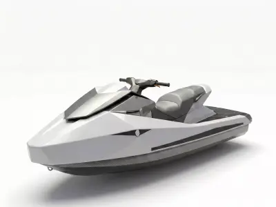 Narke GT95 Electrojet Low-poly 3D model