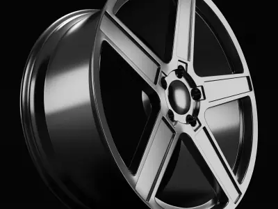 Car Wheel Rim 3D model by 3DModelingCorp