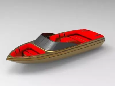 boat - 3D model 5